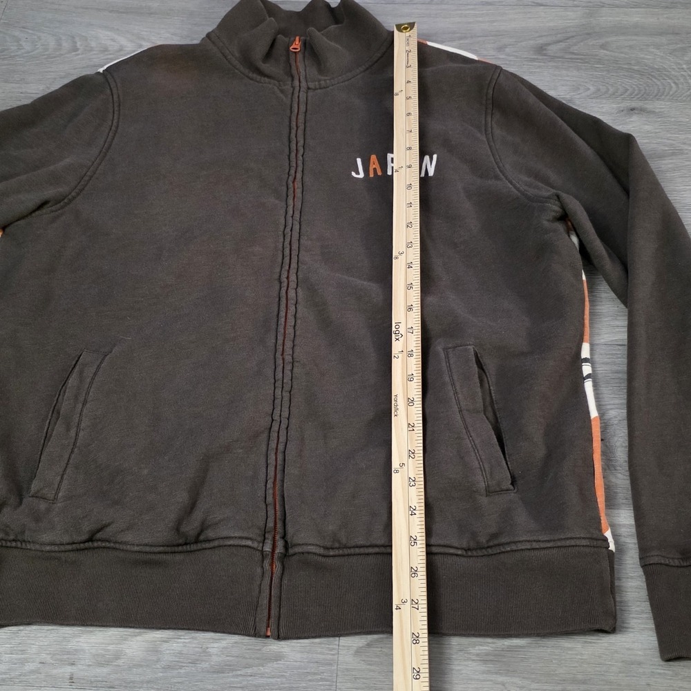 Vintage Lucky Brand Japan Asia Full Zip Brown Jacket Cotton‎ Distressed Men's XL - Picture 4 of 7